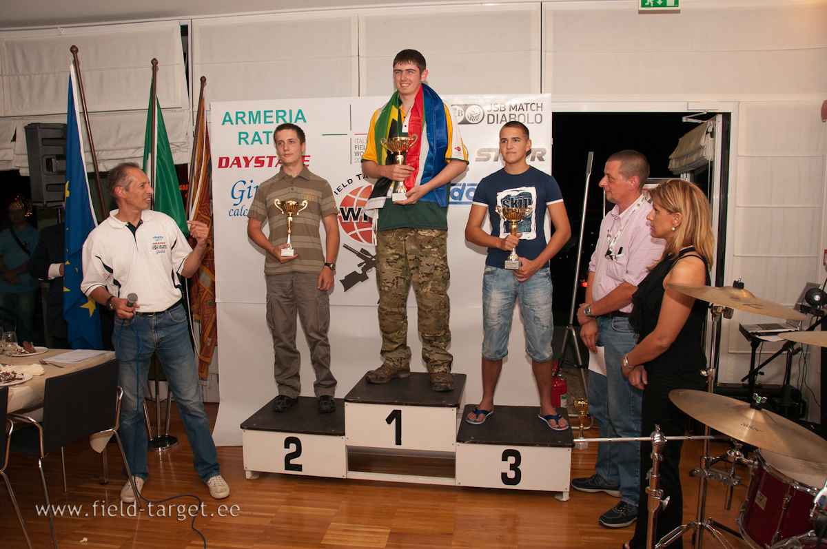 Worlds 2011 Juniors TOP 3 - Alessandro Adobati, Francois du Toit,Tamas Szomju_